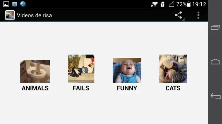 Videos de risa android App screenshot 2